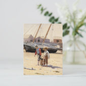 Körbe von Clams Winslow Homer Postkarte (Stehend Vorderseite)
