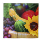 Körbe von Gartenernte Fliese (Vorderseite)