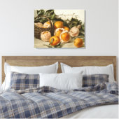 Körbe von Orangen Leinwanddruck (Insitu (Schlafzimmer))