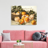 Körbe von Orangen Leinwanddruck (Insitu (Wohnzimmer))