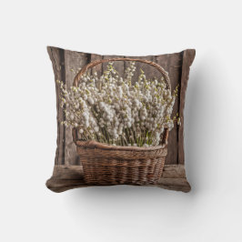 Körbe von Pussywillows Kissen