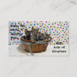 Körbe von Tabs- RAOK-Karten (Größe der Visitenkart Visitenkarte