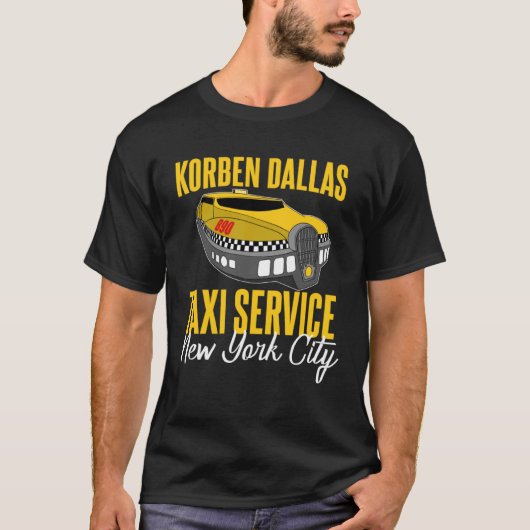 Korben Dallas Taxi Service T-Shirt (Vorderseite)