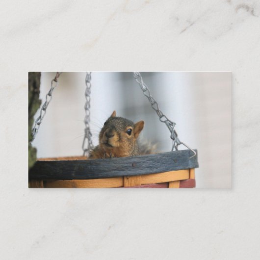 Korbfall Visitenkarte (Rückseite)