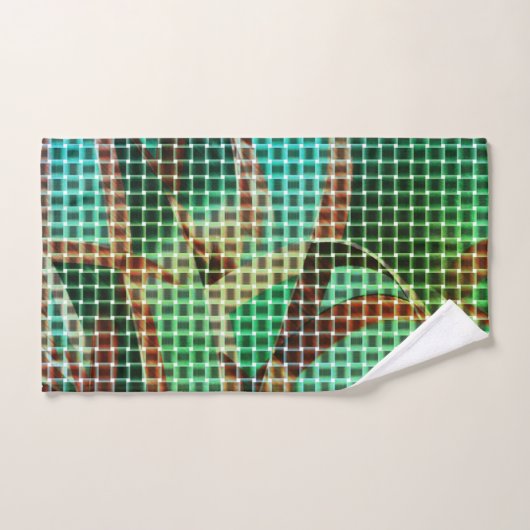 Korbgeflecht, ähnlich trockenes, grünes und braune badhandtuch set (Handtuch)