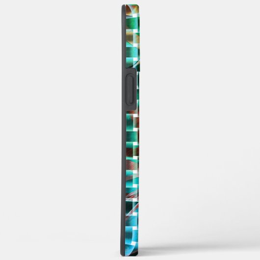 Korbgeflecht, ähnlich trockenes, grünes und braune Case-Mate iPhone hülle (Rückseite / Rechts)