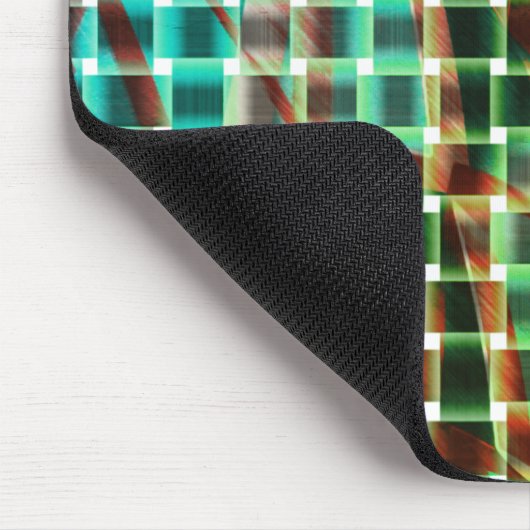 Korbgeflecht, ähnlich trockenes, grünes und braune mousepad (Ecke)