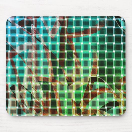 Korbgeflecht, ähnlich trockenes, grünes und braune mousepad (Vorne)