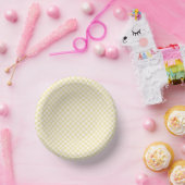 Korbgeflecht | Buttercreme Pappteller (Party)