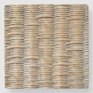 Korbgeflecht-Makro Steinuntersetzer