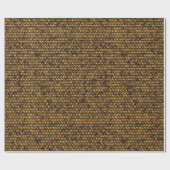 Korbgeflechtmuster Geschenkpapier (Flach)