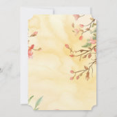 Korbhase mit dekorativen Eiern und Eierjagd Einladung (Rückseite)