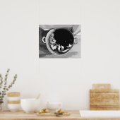 Korbkatze Poster (Küche)
