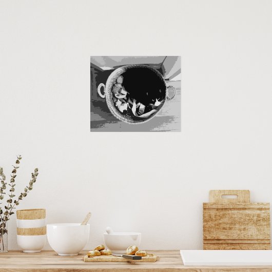 Korbkatzenposter Poster (Küche)