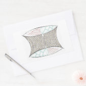 Korbkleber Rechteckiger Aufkleber (Umschlag)