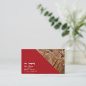 Korbkorb Visitenkarte (Stehend Vorderseite)