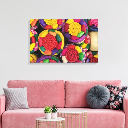 Korbkörbe Leinwanddruck (Insitu (Wohnzimmer))