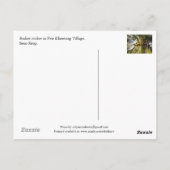 Korbmacher in Prie Khmeang Village Postkarte (Rückseite)