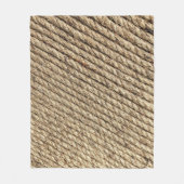 Korbmatte Fleecedecke (Vorderseite)