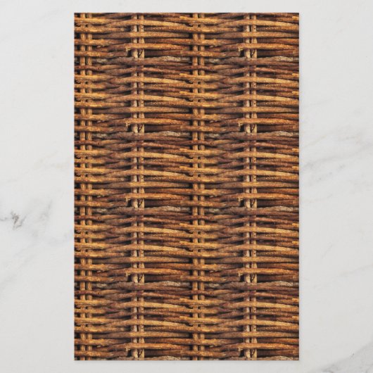 Korbmuster Briefpapier (Vorderseite)