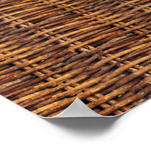 Korbmuster Poster (Ecke)