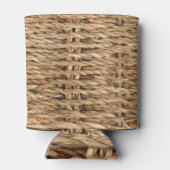 Korbweiche, hochauflösende Textur. Dosenkühler (Rückseite)