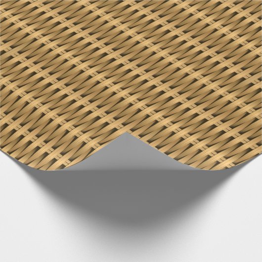 Korbweide Geschenkpapier (Ecke)