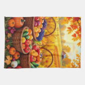 Korbweide, Herbstorange, Geschirrtuch (Horizontal)