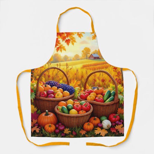 Korbweide, Herbstorange, Schürze (Vorderseite)