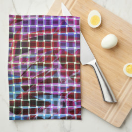 Korbweide in dunkelrosa, lila, blauen Tönen... Geschirrtuch