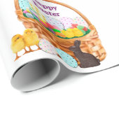 Korbweidepapier für Ostern Geschenkpapier (Rolleneckpunkt)