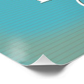 Korčula Kroatien Karte Poster (Ecke)