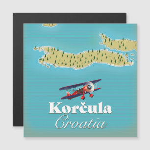 Korčula Kroatien Karte Puzzle