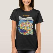 Korcula, Zeichnend T-Shirt (Vorderseite)