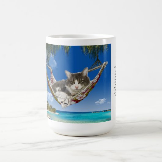 Kordsamt der Tassen-15oz in der karibischen Katze Kaffeetasse (Mittel)
