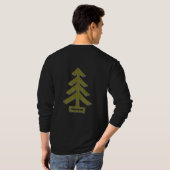 Kordsamt-Kiefer T-Shirt (Schwarz voll)