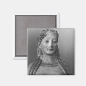 Kore, bekannt als Kore mit einem Peplos Magnet (Vorderseite/Rückseite)