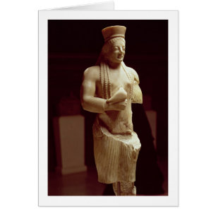 Kore Figur einer jungen Athenin mit b