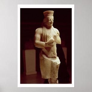 Kore Figur einer jungen Athenin mit b Poster
