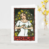 Kore Gruß-Karte Karte (Gelbe Blume)