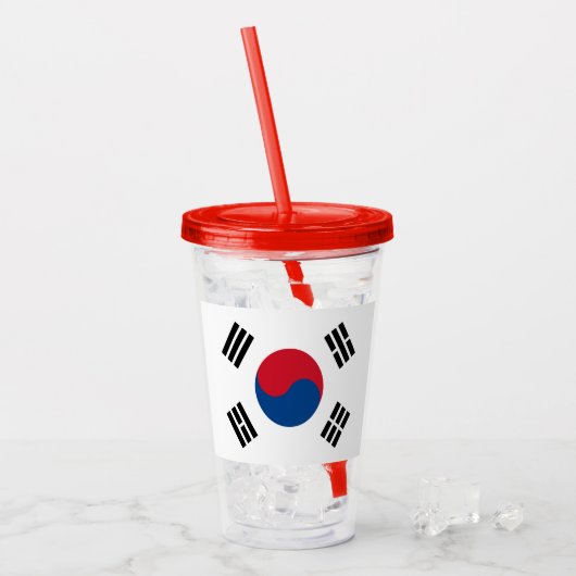 Korea Acryltrinkbecher (Vorderseite Ice)