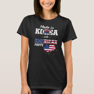 Korea American Parts Herkunft South Korea USA Fla T-Shirt