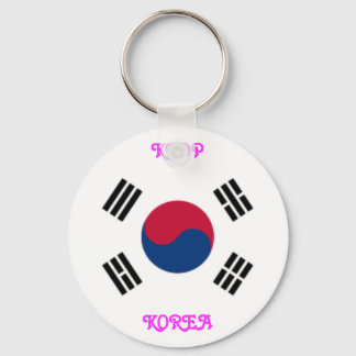 KOREA Button Style Key Chain Schlüsselanhänger