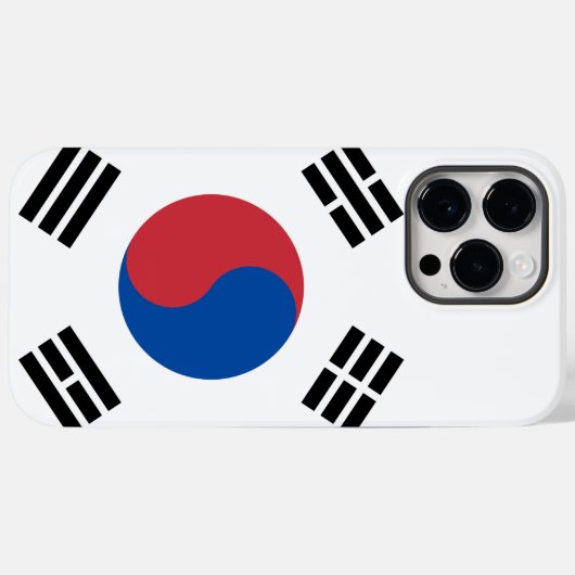Korea Case-Mate iPhone Hülle (Rückseite (Horizontal))