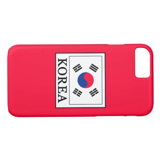 Korea Case-Mate iPhone Hülle (Rückseite (Horizontal))
