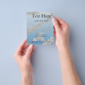 Korea Cherry Blüten Weiß Flyer (Gruppe)