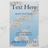 Korea Cherry Blüten Weiß Flyer (Vorne)