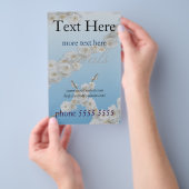 Korea Cherry Blüten Weiß Flyer (Handgriff)