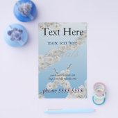 Korea Cherry Blüten Weiß Flyer (Einzeln)