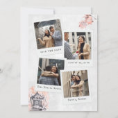 Korea | Destination Wedding Itinerary Map Einladung (Rückseite)